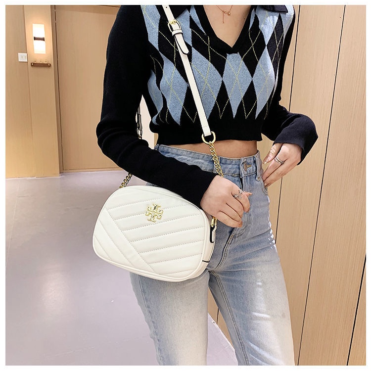 TORY BURCH Túi Đeo Chéo Da Pu Thời Trang Hàn Cho Nữ