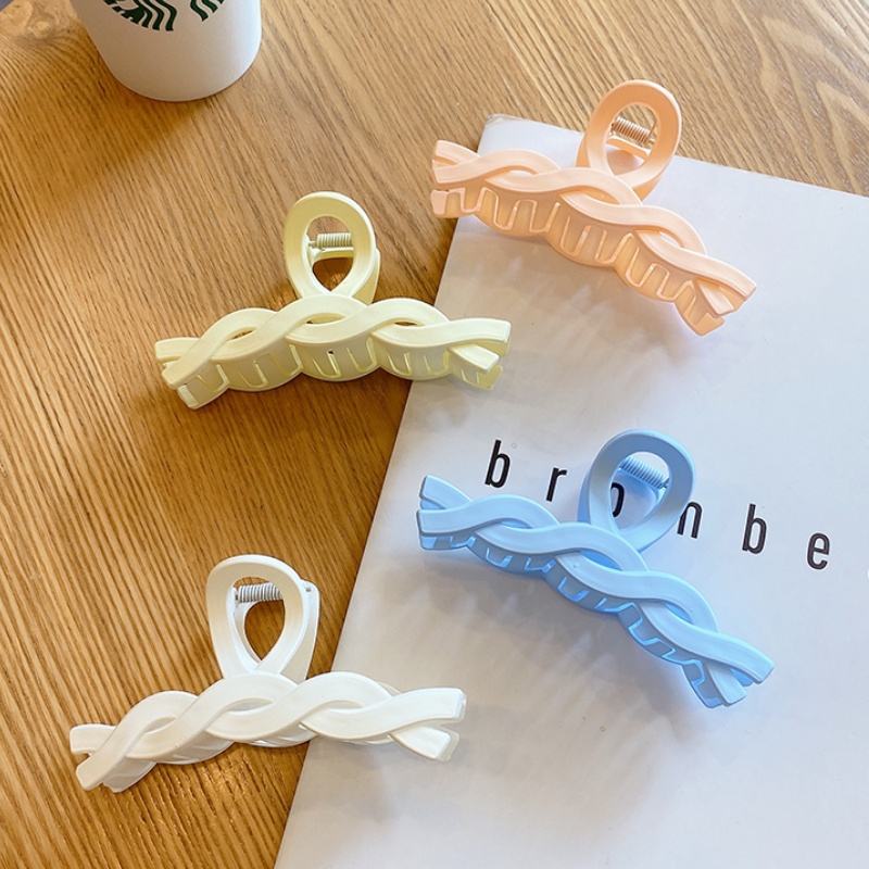 Kẹp tóc kiểu hàm cá mập tùy chọn màu sắc phong cách Hàn Quốc