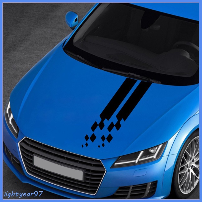 Miếng Dán Trang Trí Nắp Ca Pô Xe Hơi Tự Dính Tháo Rời Tiện Dụng