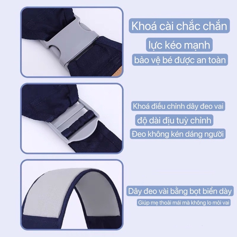 Địu Lưới Cho Trẻ Em, Trẻ Sơ Sinh, Thoáng Khí, Gọn Nhẹ