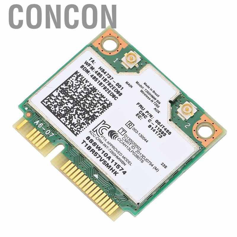 [Ready Stock] Card Wifi Không Dây 300mbps Cho Intel 7260 Bn 802.11bgn Mini Pci-E