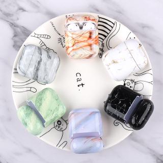 Marble Pattern TPU Headset Protective Case For Apple Airpods 1 2 Wireless Bluetooth Headphone Cover
