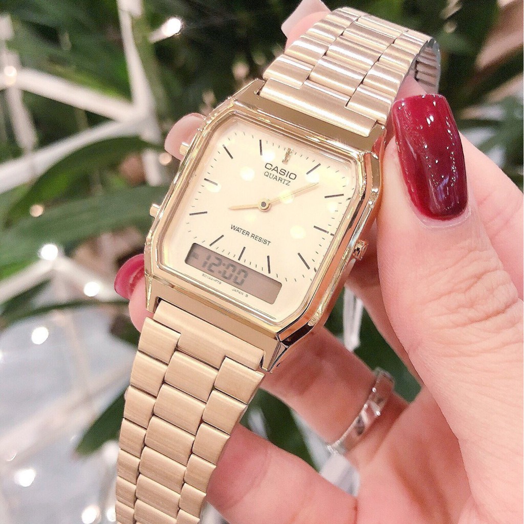 ĐỒNG HỒ NAM CASIO CHÍNH HÃNG AQ-230GA-9DHDF