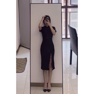[CÓ SẴN] Đầm sườn xám nữ lấp lánh cực sang (Có ảnh thật)