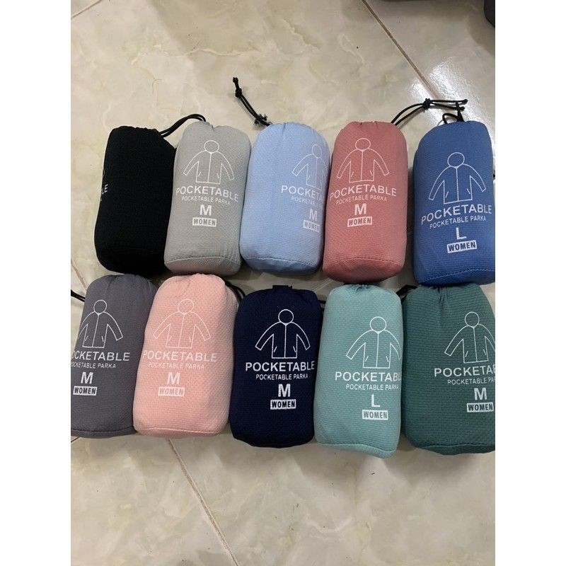 Áo chống nắng thông hơi nữ kèm túi cuộn siêu đẹp