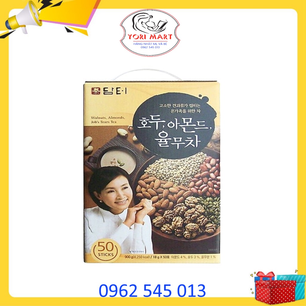 Ngũ Cốc Damtuh Hàn Quốc Hộp 50 Gói *18g (900G) Date 12-2023