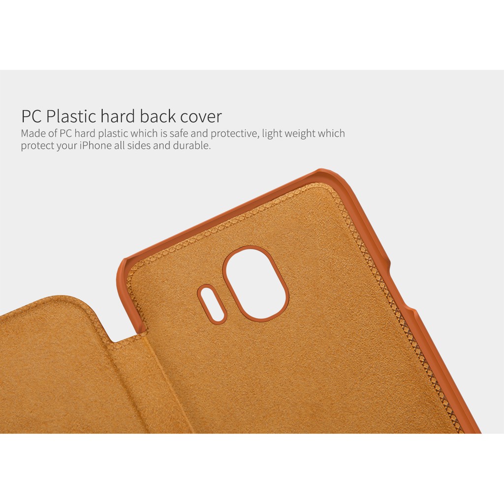 Bao da SamSung Galaxy J4+ Plus chính hãng Nillkin QIN | BigBuy360 - bigbuy360.vn