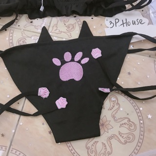 🎀Set nội y Cosplay mèo (3 món)