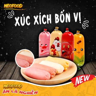 Xúc xích mini 4 vị đồ ăn vặt siêu ngon