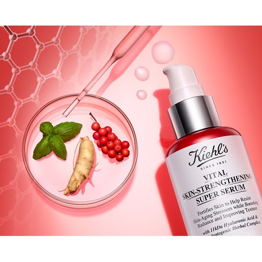 Kiehl's Vital Skin-Strenthening Super Serum - Tinh Chất Tăng Cường Độ Đàn Hồi Mang Lại Vẻ Tươi Trẻ Cho Da