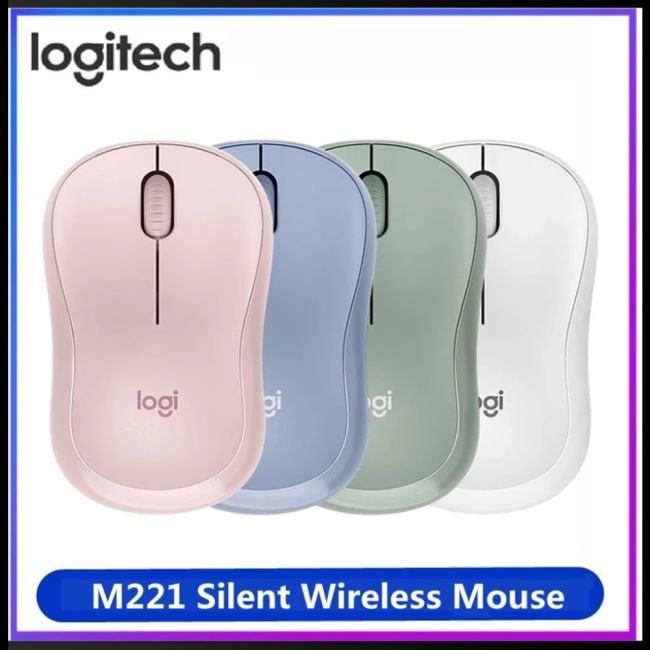 Chuột Gaming Zevaret Logitech M221 Quang HọC Không Dây, 3 NúT BấM 1000dpi VớI ĐầU NhậN USB 2.4ghz