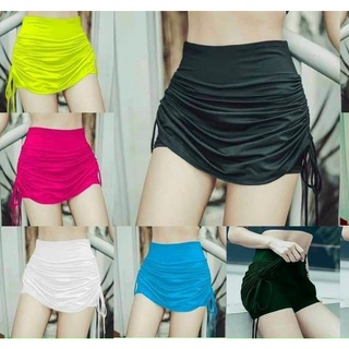 VÁY THỂ THAO RÙT DÂY 2 LỚP TẬP GYM YOGA AEROBIC
