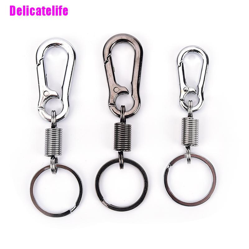 Móc khóa lò xo bằng thép không gỉ thiết kế tiện lợi