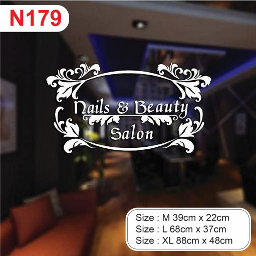Decal trang trí tiệm Nails - Spa, thu hút khách hàng, tạo điểm nhấn, xóa tan khoảng trống trên tường, tăng doanh thu P12