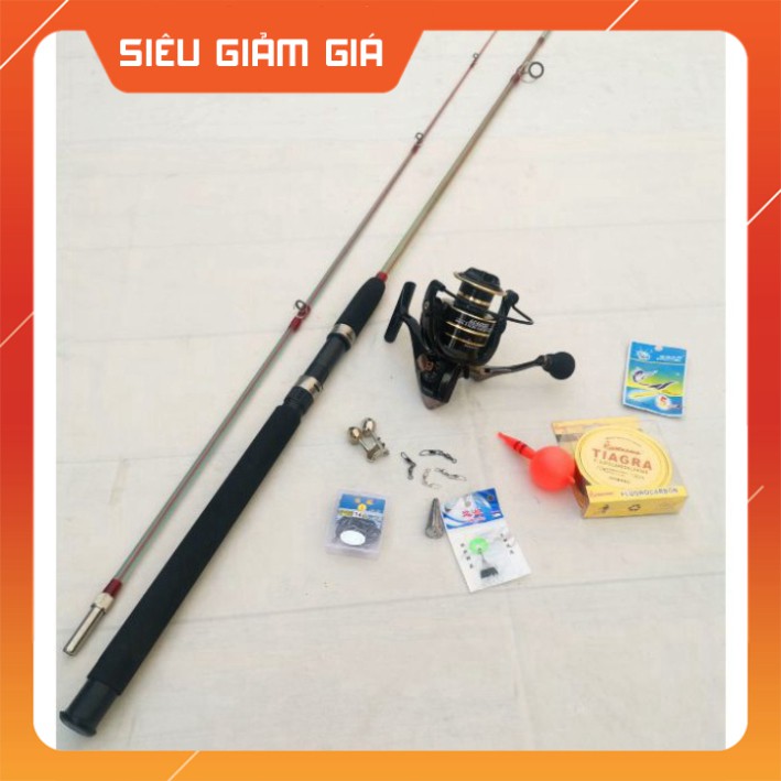 [Combo] R Bộ Cần Câu cá Shimano Đặc Trong Tim - Máy Deukio AC 6000 + Full Phụ kiện - ĐỒ CÂU NGỌC HẢI [Giá rẻ]