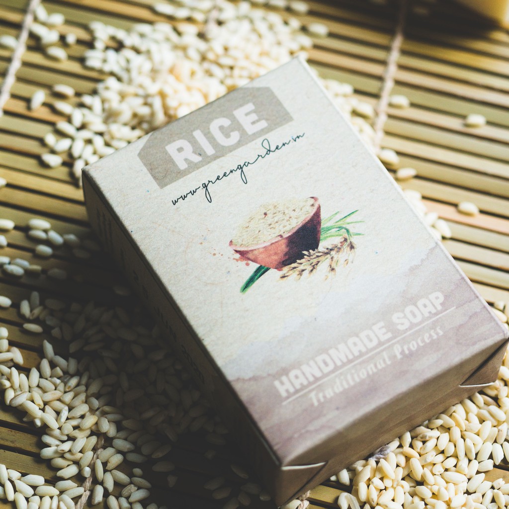 Xà phòng handmade Gạo  từ Green Garden