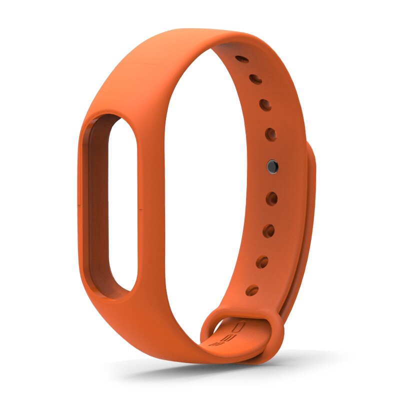 Dây Đeo Thay Thế Chất Liệu Silicon Màu Trơn Cho Xiaomi Mi Band 2 Tiện Dụng