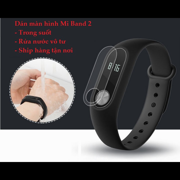 Miếng dán trong suốt Mijobs cho miband 2