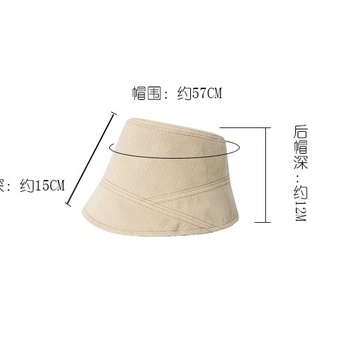 Mũ bucket kaki che mặt phong cách thời trang Hàn Quốc - Nalita shhop