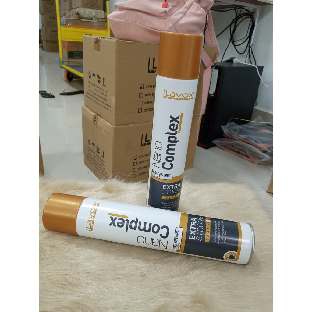 Keo tạo kiểu và giữ nếp tóc LAVOX 420ml  tạo kiểu tóc đẹp, định hình tóc trong nhiều giờ , tạo độ phồng mượt