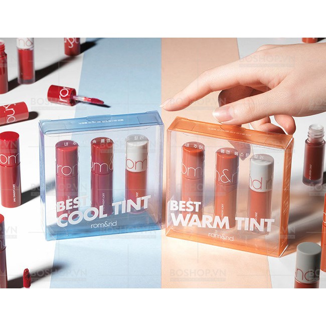 Set 3 Cây Son Mini Romand Best Warm Tint | BigBuy360 - bigbuy360.vn