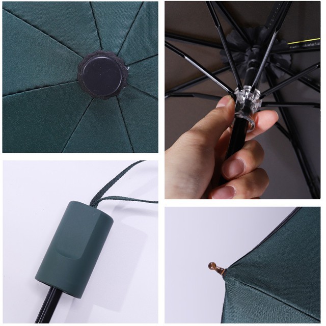 Ô Dù Hàn Quốc Chống Tia UV Hình Hoa Cúc, Chất Liệu Vải Dù Mật Độ Cao, Chống Nước Tuyệt Đối