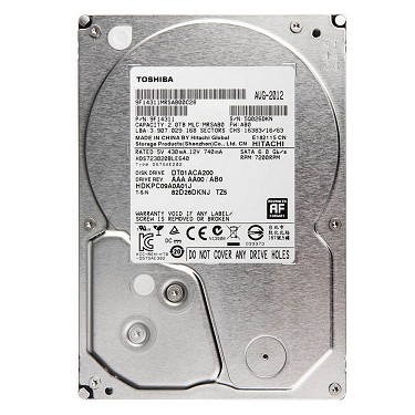 HDD TOSHIBA 2TB 7200RPM SATA3 64MB CACHE