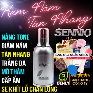 Kem nám, tàn nhang, đồi mồi SENNIO White Tone up Cream- Xóa nám, mờ vết thâm, dưỡng trắng da, se khít lỗ chân lông