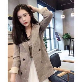 Áo vest kẻ cho nữ siêu đẹp