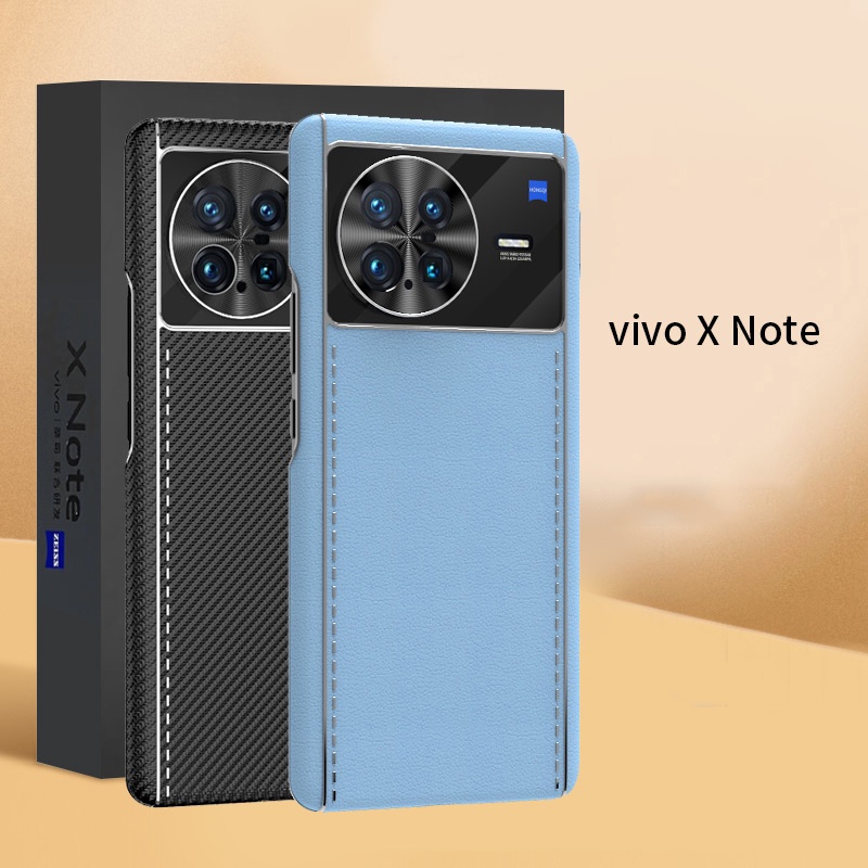 Phù Hợp Ốp Điện Thoại Sợi carbon Chống Rơi Bảo Vệ Máy Ảnh Toàn Diện Cho VIVO X Note