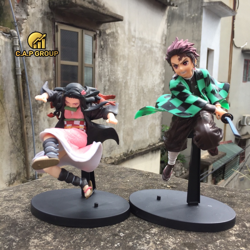 Mô hình Tanjiro Nezuko nhân vật truyện Thanh gươm diệt quỷ - Anime Demon Slayer Kimestu no Yaiba - 0IX5i