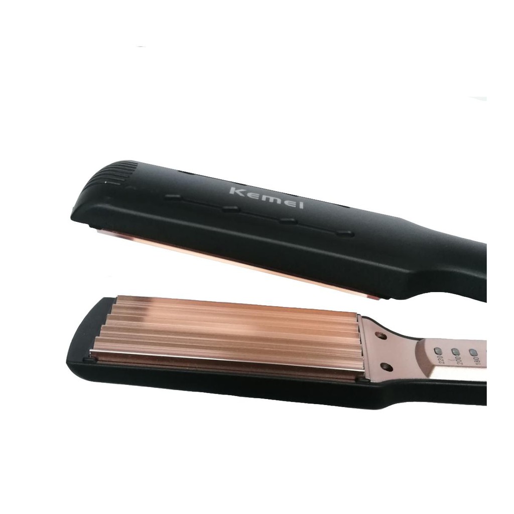 Máy Bấm Tóc 5 Răng Bảng Lớn Có Chỉnh Nhiệt - Kemei 472