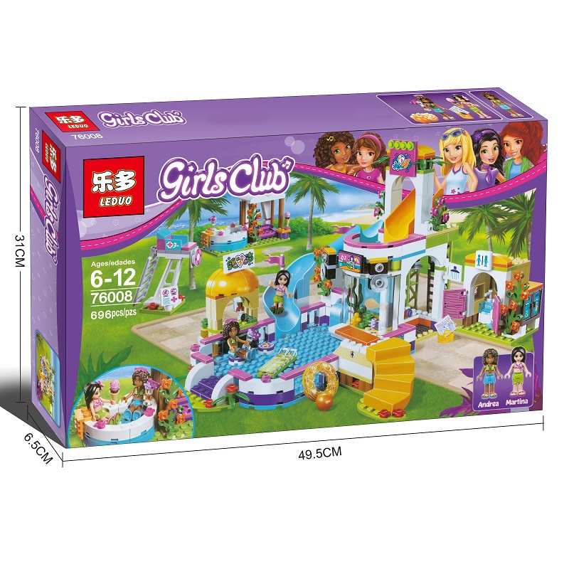 Bộ Lego Lắp Ghép Friends Công Viên Vui Chơi / 550 Mảnh Ghép. Lego Ninjago Đồ Chơi Cho Bé