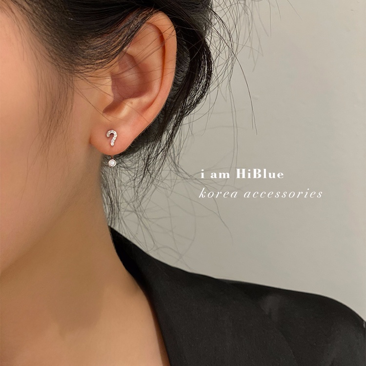 Bông Tai Đính Đá Lấp Lánh Sáng Tạo Thời Trang Hàn Quốc Cho Nữ