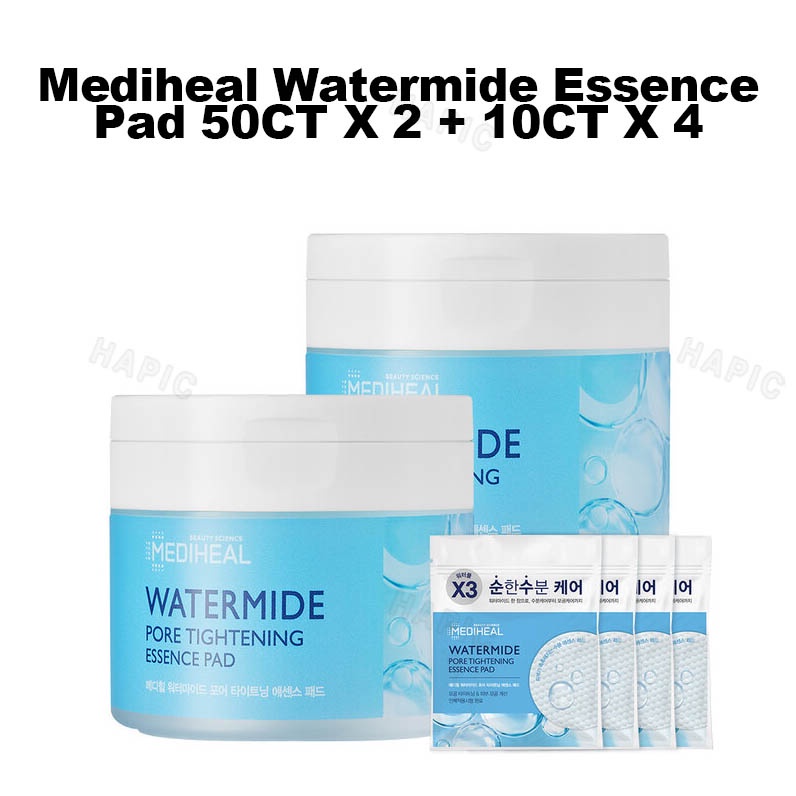 Mediheal Watermide Essence Pad 50CT X 2 + 10CT X 4