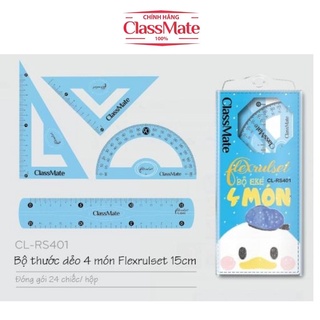 Bộ Thước Dẻo CLASSMATE 4 Món CL-RS401 (15cm)
