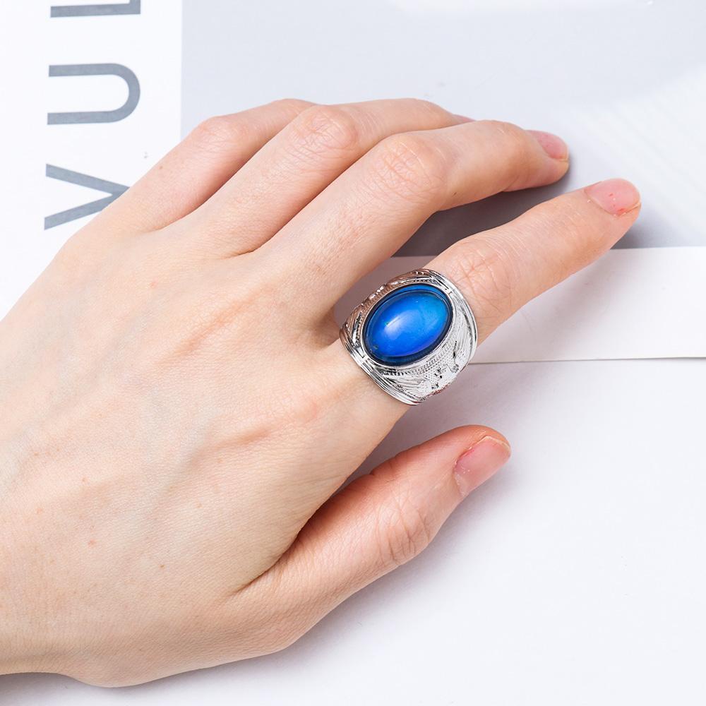 Nhẫn Hoa Hồng Điều Khiển Nhiệt Độ Sáng Tạo Cho Nữ