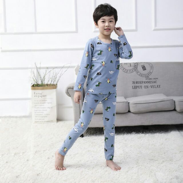 Set quần áo cotton dài tay cho bé 9 tháng đến 3 tuổi