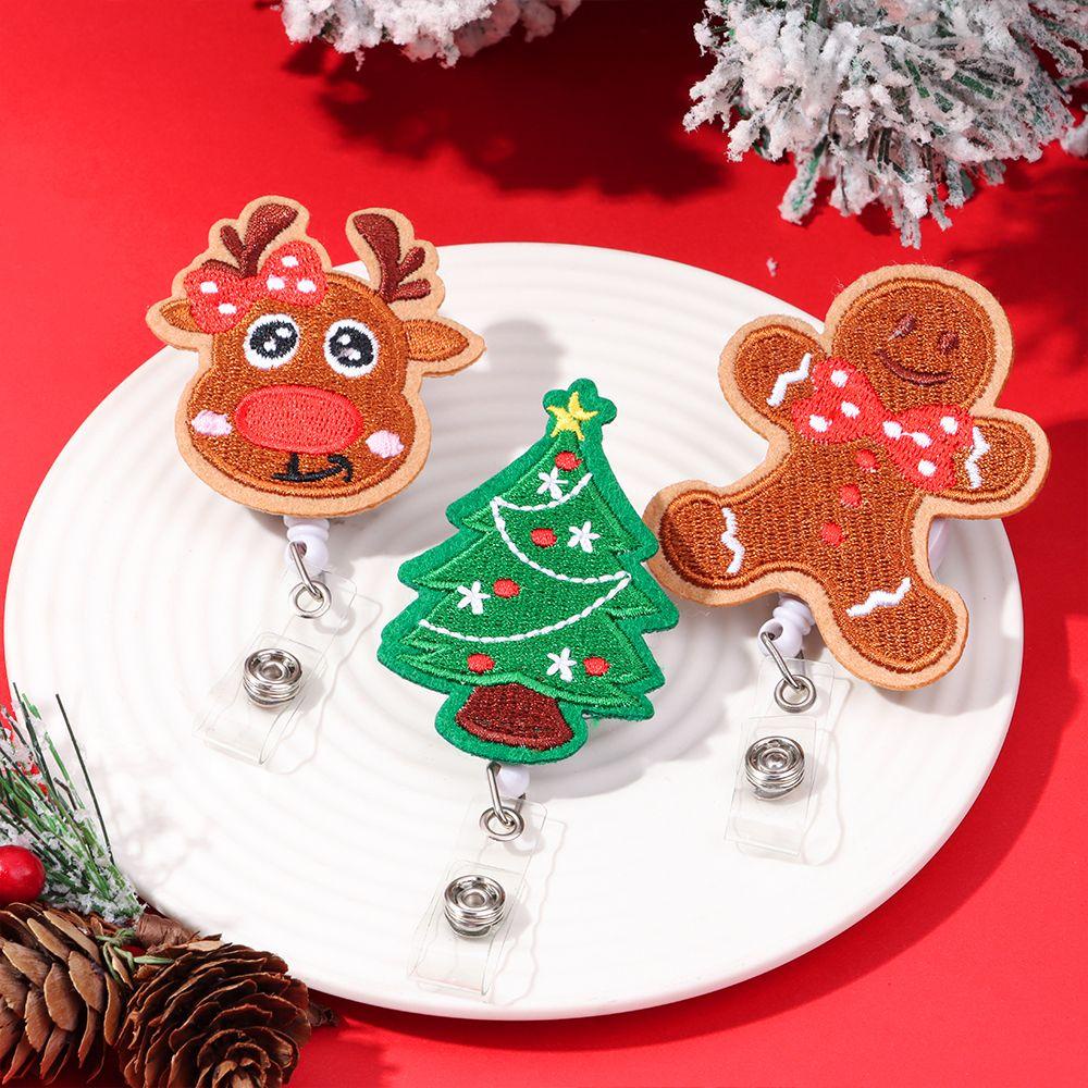 PISTA Huy Hiệu Cài Áo Hình Người Tuyết Gingerbread Man Dễ Thương