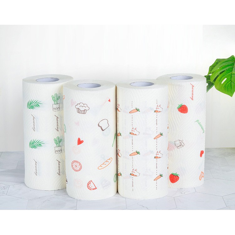 Cuộn khăn giấy thấm dầu hình củ quả - BX0810