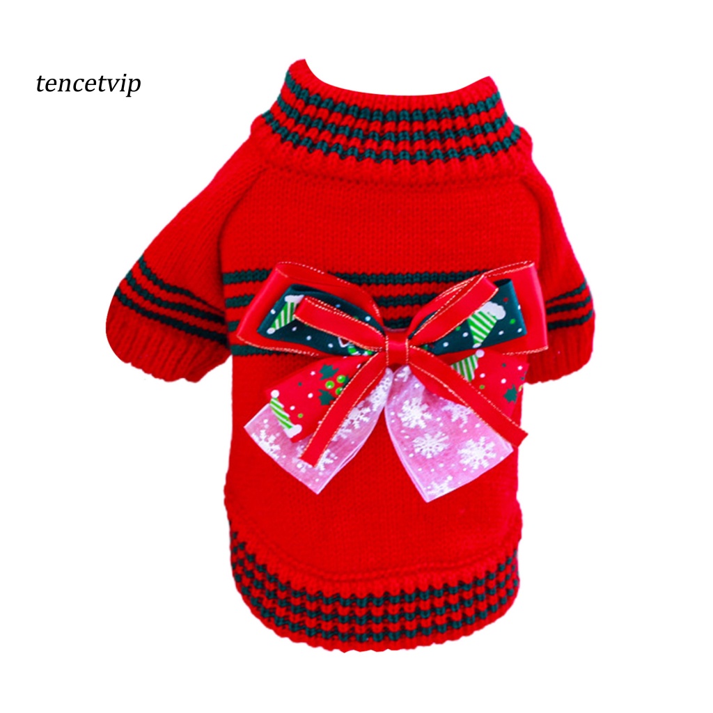 Áo Sweater Phong Cách Giáng Sinh Xinh Xắn Cho Thú Cưng