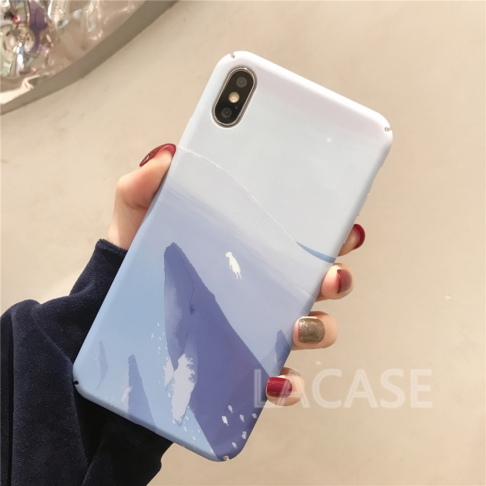 Ốp Lưng In Hình Cá Voi Xanh Dễ Thương Cho Oppo A92S A92 A52 A91 A31 Reno Reno 4 Pro Play 4 Neo 3 Neo 2f Reno 2 A9 2020 A5 2020 K3 F11 A7 A5S A12