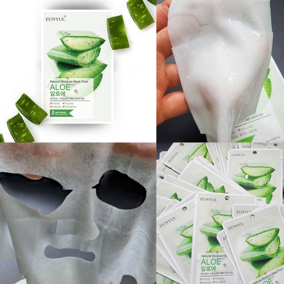 Mặt Nạ Dưỡng Ẩm Tự Nhiên EUNYUL 14 Loại Tùy Chọn