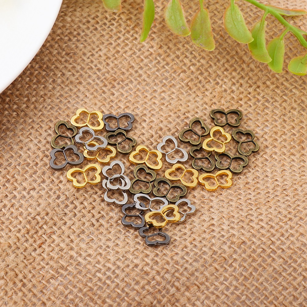 Set 20 Nút Thắt Lưng Ba Lỗ 4 Màu Sắc Chất Lượng Cao 3.5mm Đồ Chơi Búp Bê Diy