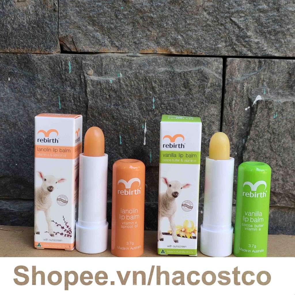 Son Dưỡng Môi Nhau Thai Cừu Rebirth Giảm Môi Khô, Nứt Nẻ | BigBuy360 - bigbuy360.vn