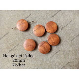 Hạt gỗ dẹt làm trang sức, trang trí - Nguyên liệu handmade