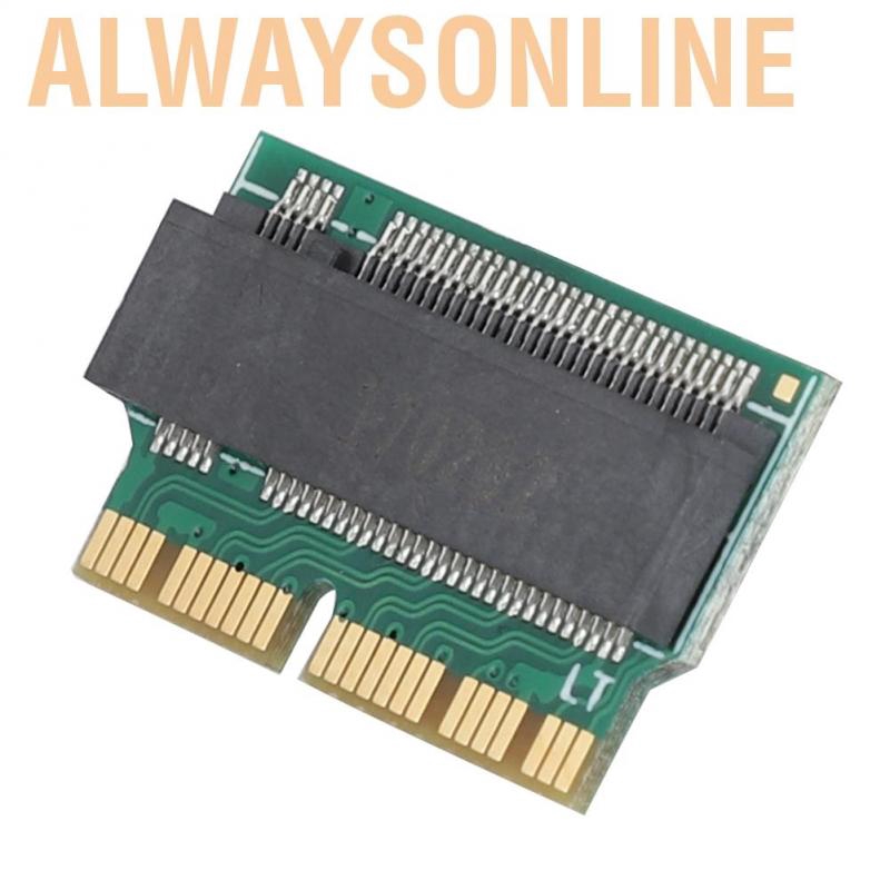 Alwaysonline Hard Disk to NVME SSD Adapter Concerter Card for 2013 2014 2015 MAC BOOK