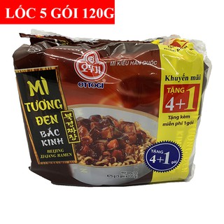 COMBO 5 GÓI MỲ TƯƠNG ĐEN BẮC KINH 135GR