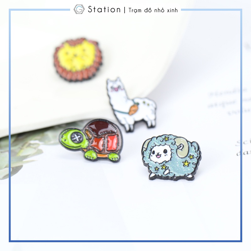 Pin cài áo cừu cute - GC363