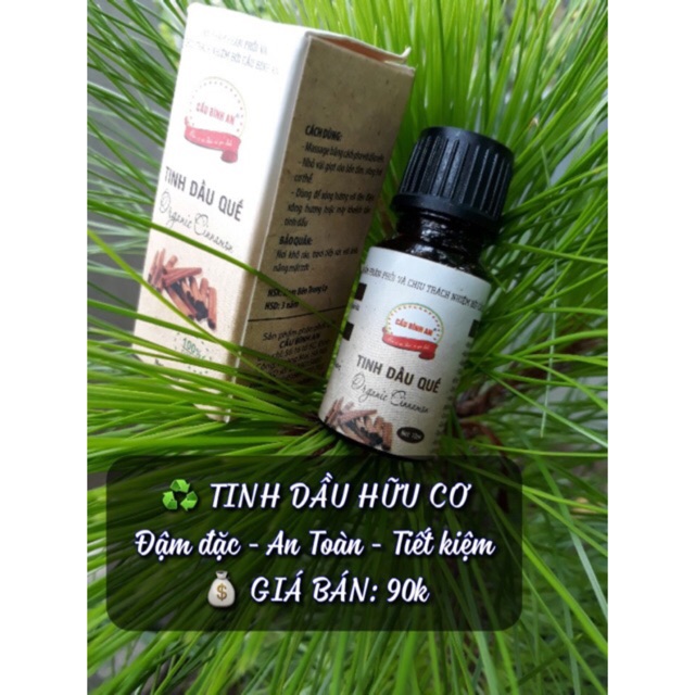Tinh dầu quế nguyên chất Cầu Bình An 10ml